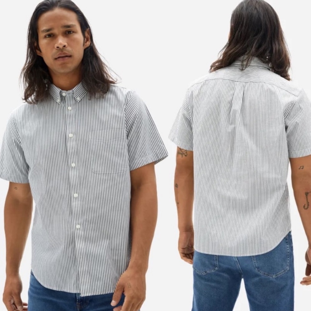 Everlane | Slim Fit Performance Air Oxford Short-Sleeve Shirt